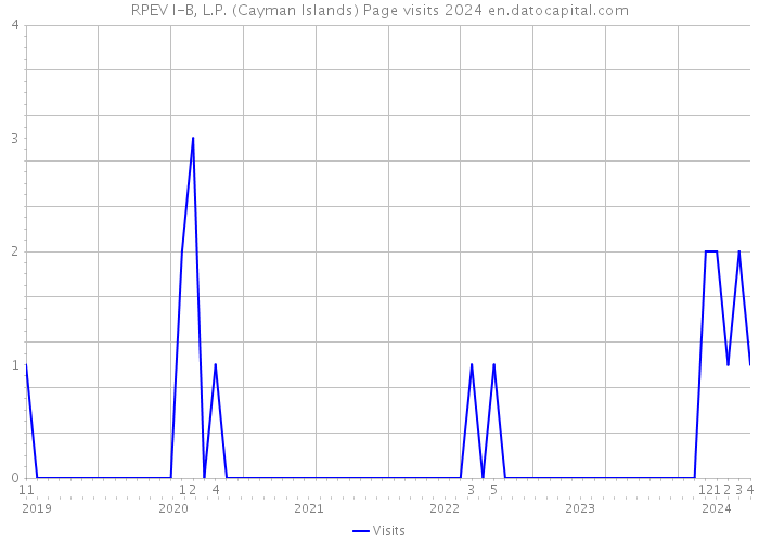 RPEV I-B, L.P. (Cayman Islands) Page visits 2024 