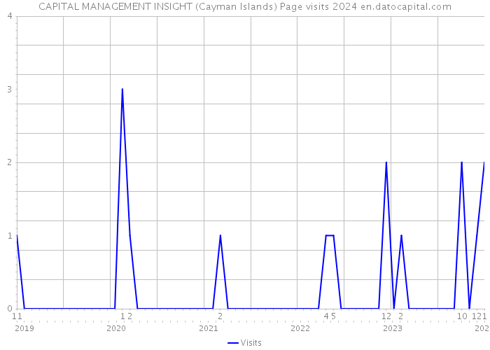 CAPITAL MANAGEMENT INSIGHT (Cayman Islands) Page visits 2024 