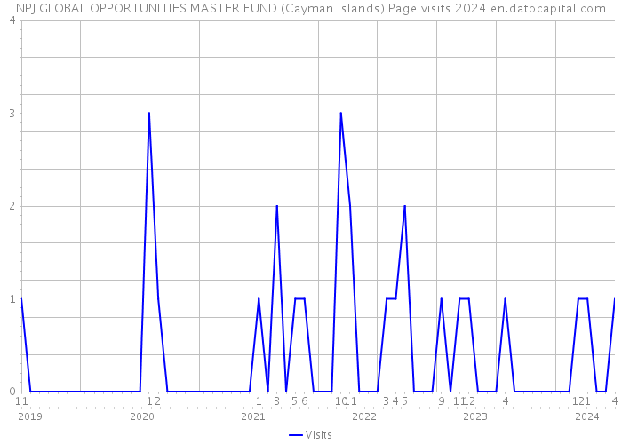 NPJ GLOBAL OPPORTUNITIES MASTER FUND (Cayman Islands) Page visits 2024 