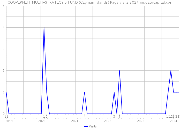 COOPERNEFF MULTI-STRATEGY 5 FUND (Cayman Islands) Page visits 2024 