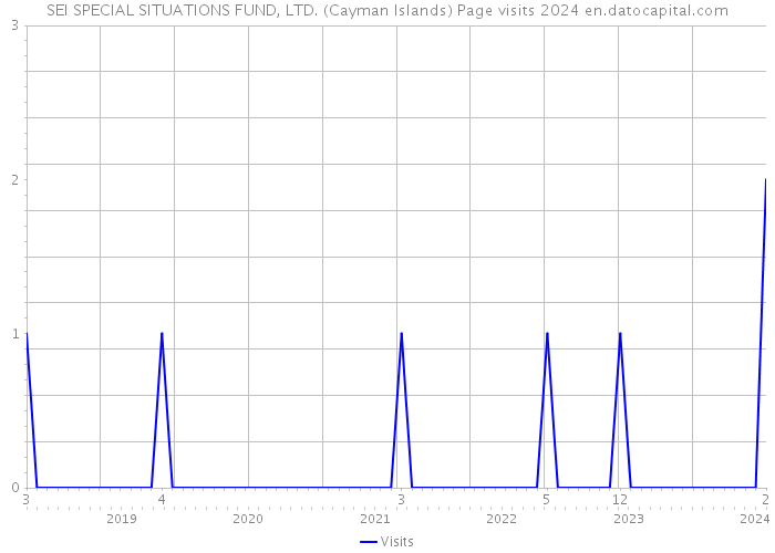 SEI SPECIAL SITUATIONS FUND, LTD. (Cayman Islands) Page visits 2024 