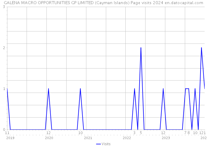 GALENA MACRO OPPORTUNITIES GP LIMITED (Cayman Islands) Page visits 2024 