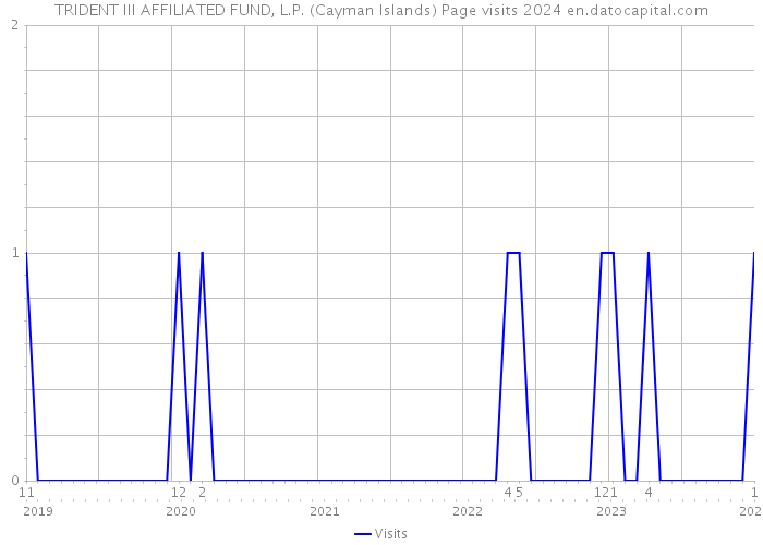 TRIDENT III AFFILIATED FUND, L.P. (Cayman Islands) Page visits 2024 