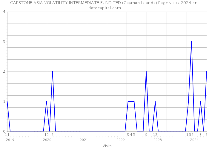 CAPSTONE ASIA VOLATILITY INTERMEDIATE FUND TED (Cayman Islands) Page visits 2024 