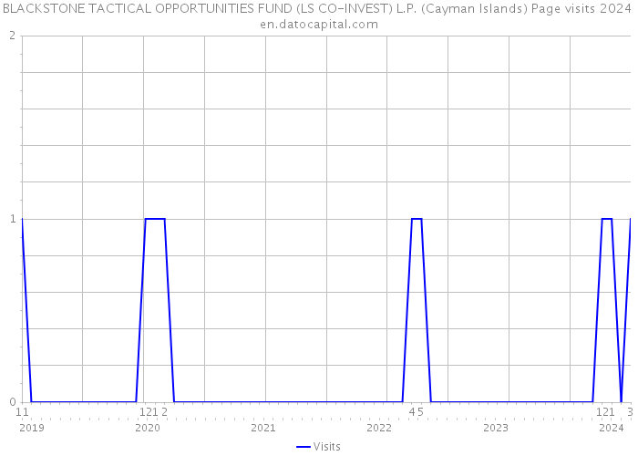 BLACKSTONE TACTICAL OPPORTUNITIES FUND (LS CO-INVEST) L.P. (Cayman Islands) Page visits 2024 