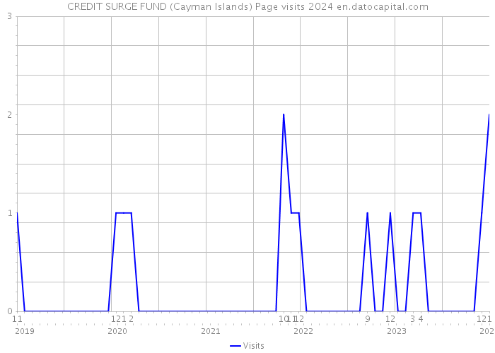 CREDIT SURGE FUND (Cayman Islands) Page visits 2024 