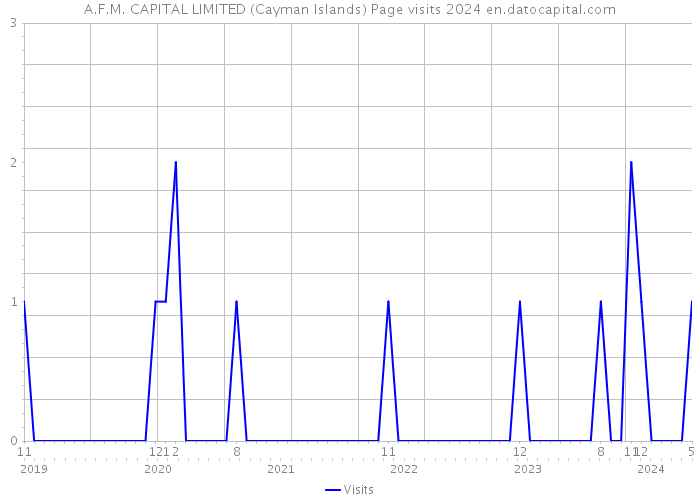 A.F.M. CAPITAL LIMITED (Cayman Islands) Page visits 2024 