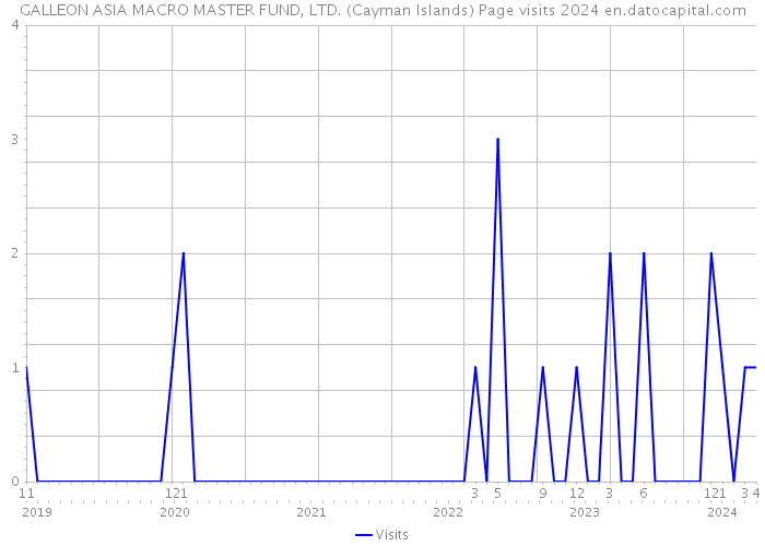GALLEON ASIA MACRO MASTER FUND, LTD. (Cayman Islands) Page visits 2024 