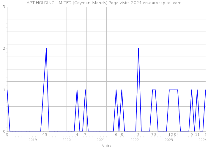 APT HOLDING LIMITED (Cayman Islands) Page visits 2024 