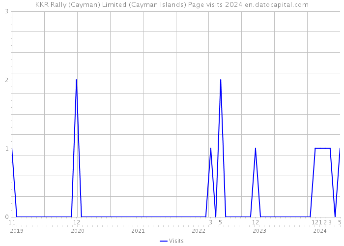 KKR Rally (Cayman) Limited (Cayman Islands) Page visits 2024 