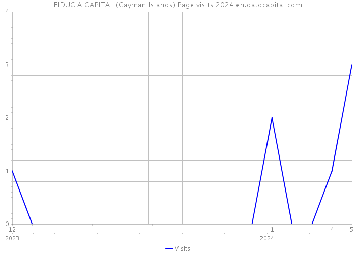 FIDUCIA CAPITAL (Cayman Islands) Page visits 2024 