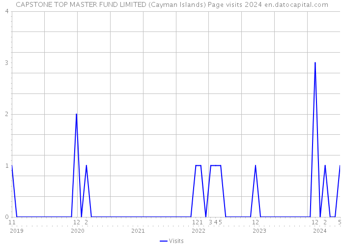 CAPSTONE TOP MASTER FUND LIMITED (Cayman Islands) Page visits 2024 