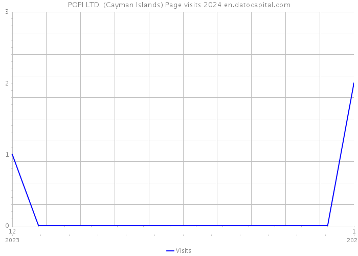 POPI LTD. (Cayman Islands) Page visits 2024 