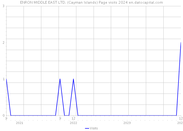 ENRON MIDDLE EAST LTD. (Cayman Islands) Page visits 2024 