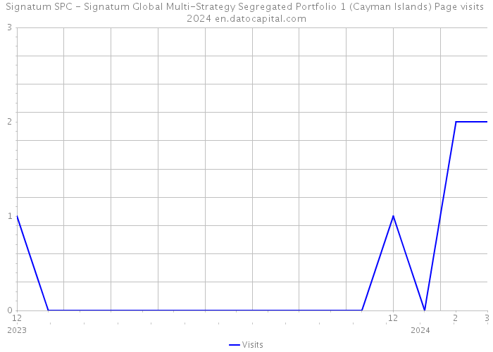 Signatum SPC - Signatum Global Multi-Strategy Segregated Portfolio 1 (Cayman Islands) Page visits 2024 