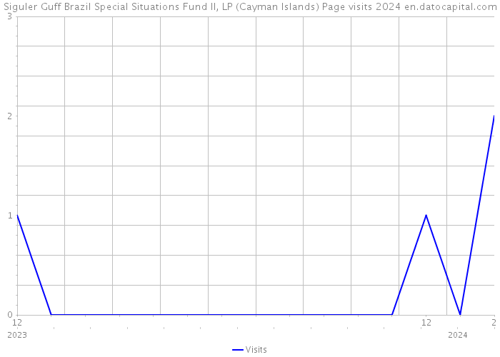 Siguler Guff Brazil Special Situations Fund II, LP (Cayman Islands) Page visits 2024 