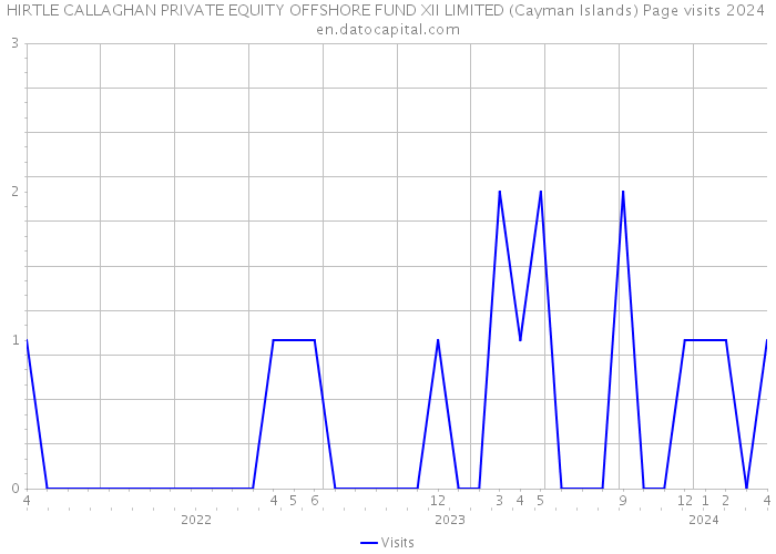 HIRTLE CALLAGHAN PRIVATE EQUITY OFFSHORE FUND XII LIMITED (Cayman Islands) Page visits 2024 