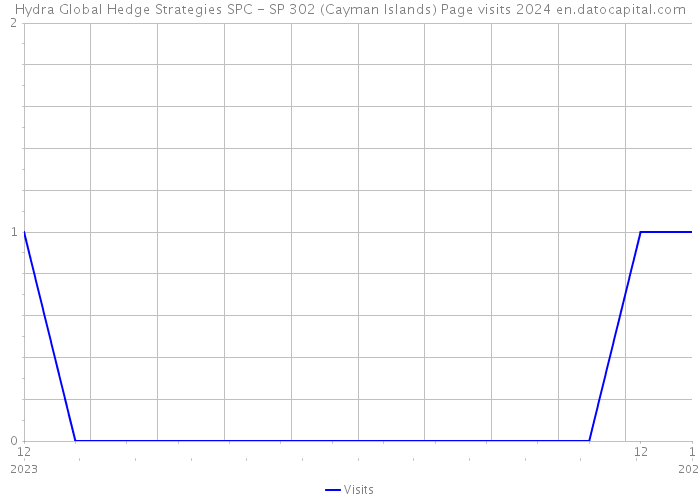 Hydra Global Hedge Strategies SPC - SP 302 (Cayman Islands) Page visits 2024 