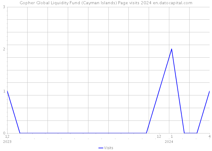 Gopher Global Liquidity Fund (Cayman Islands) Page visits 2024 