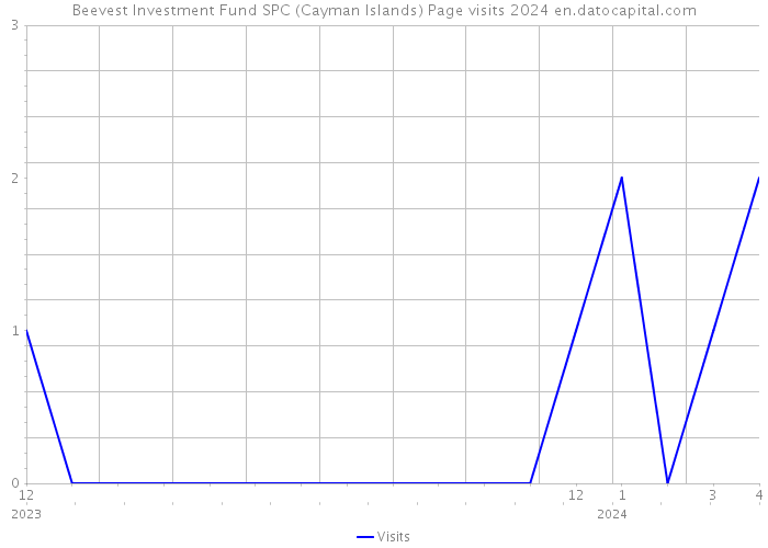 Beevest Investment Fund SPC (Cayman Islands) Page visits 2024 