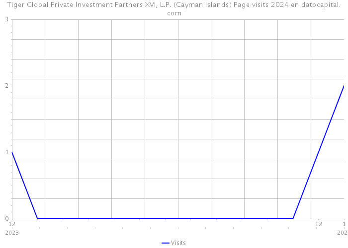 Tiger Global Private Investment Partners XVI, L.P. (Cayman Islands) Page visits 2024 