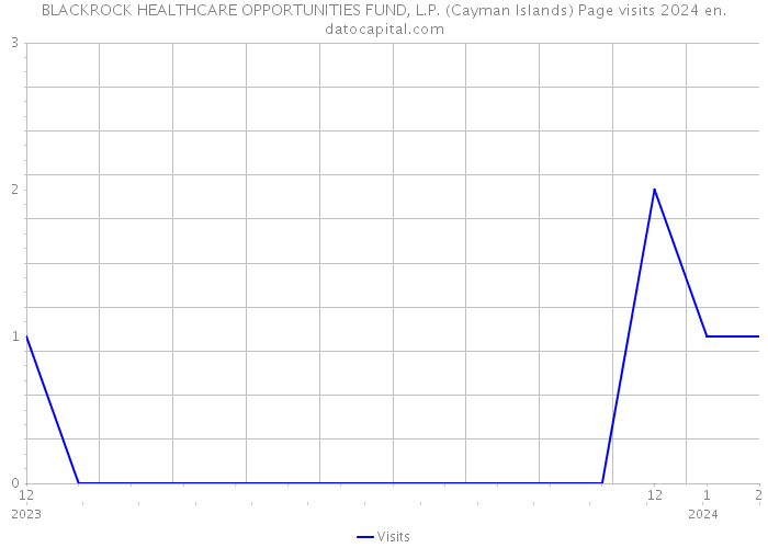 BLACKROCK HEALTHCARE OPPORTUNITIES FUND, L.P. (Cayman Islands) Page visits 2024 