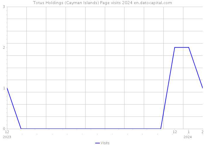Totus Holdings (Cayman Islands) Page visits 2024 