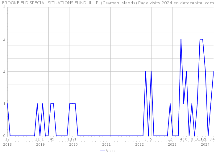BROOKFIELD SPECIAL SITUATIONS FUND III L.P. (Cayman Islands) Page visits 2024 