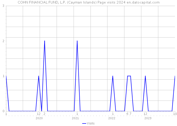 COHN FINANCIAL FUND, L.P. (Cayman Islands) Page visits 2024 
