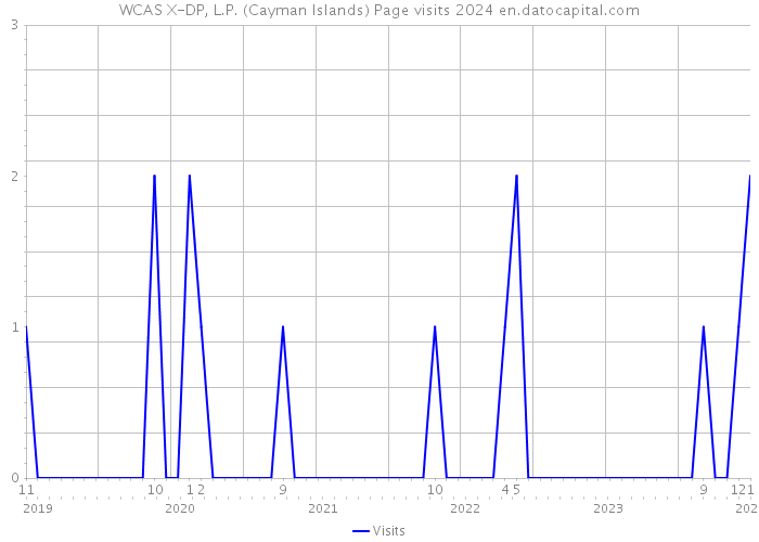 WCAS X-DP, L.P. (Cayman Islands) Page visits 2024 