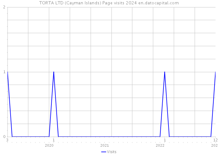 TORTA LTD (Cayman Islands) Page visits 2024 