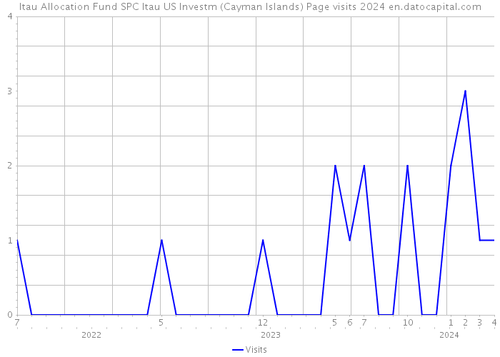 Itau Allocation Fund SPC Itau US Investm (Cayman Islands) Page visits 2024 