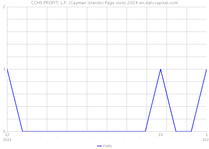 CCHS PROFIT, L.P. (Cayman Islands) Page visits 2024 