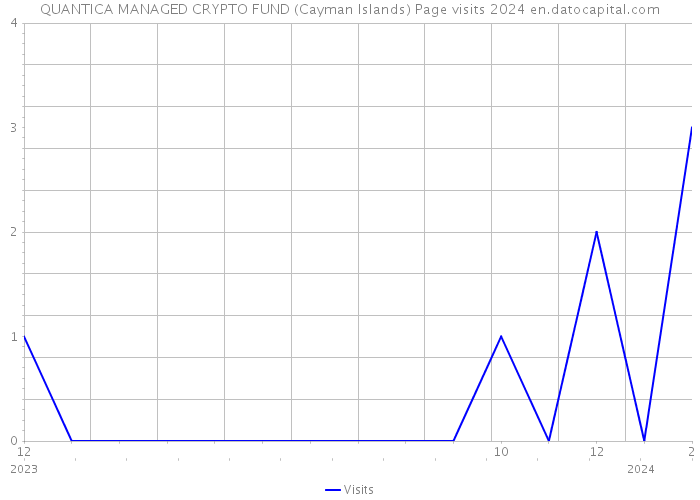 QUANTICA MANAGED CRYPTO FUND (Cayman Islands) Page visits 2024 