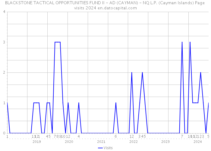 BLACKSTONE TACTICAL OPPORTUNITIES FUND II - AD (CAYMAN) - NQ L.P. (Cayman Islands) Page visits 2024 