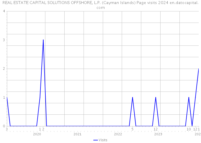 REAL ESTATE CAPITAL SOLUTIONS OFFSHORE, L.P. (Cayman Islands) Page visits 2024 