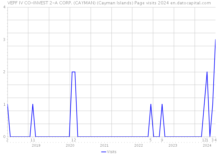 VEPF IV CO-INVEST 2-A CORP. (CAYMAN) (Cayman Islands) Page visits 2024 