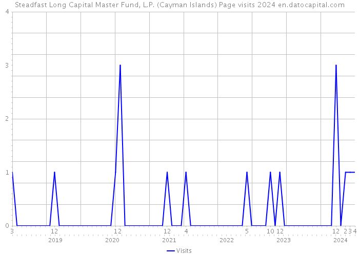 Steadfast Long Capital Master Fund, L.P. (Cayman Islands) Page visits 2024 
