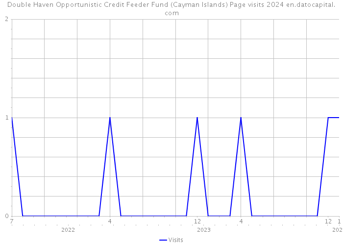 Double Haven Opportunistic Credit Feeder Fund (Cayman Islands) Page visits 2024 