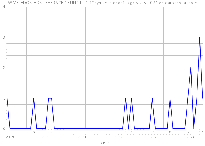 WIMBLEDON HDN LEVERAGED FUND LTD. (Cayman Islands) Page visits 2024 