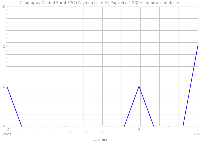 Galapagos Capital Fund SPC (Cayman Islands) Page visits 2024 