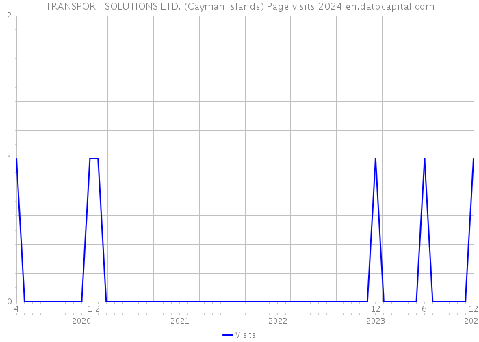 TRANSPORT SOLUTIONS LTD. (Cayman Islands) Page visits 2024 