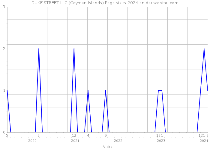 DUKE STREET LLC (Cayman Islands) Page visits 2024 