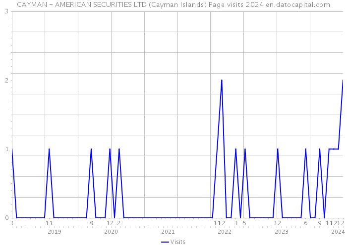 CAYMAN - AMERICAN SECURITIES LTD (Cayman Islands) Page visits 2024 