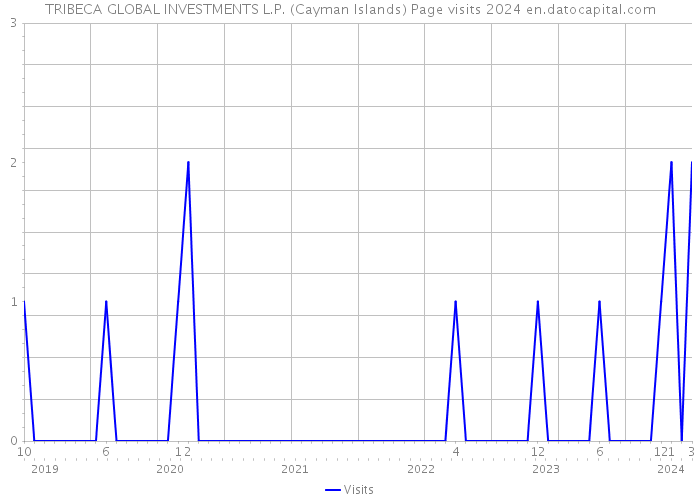TRIBECA GLOBAL INVESTMENTS L.P. (Cayman Islands) Page visits 2024 