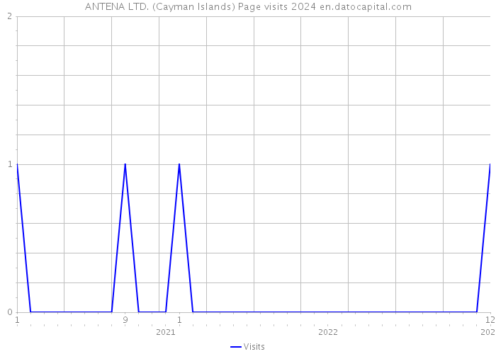ANTENA LTD. (Cayman Islands) Page visits 2024 