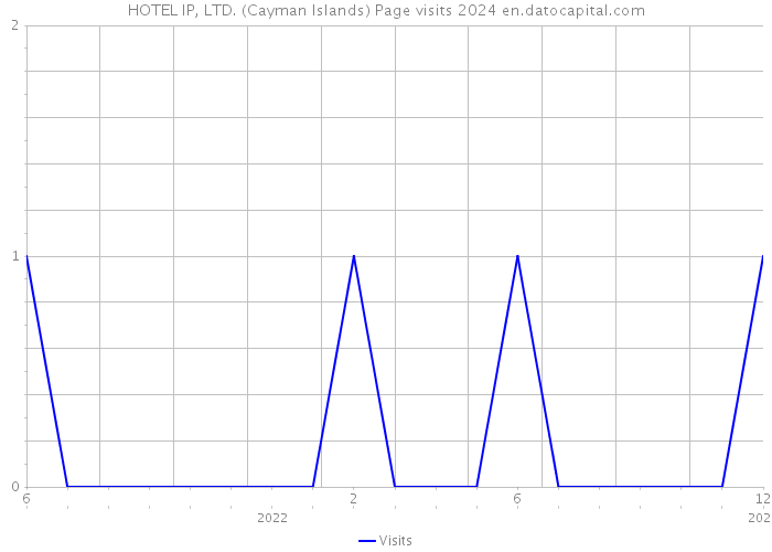 HOTEL IP, LTD. (Cayman Islands) Page visits 2024 