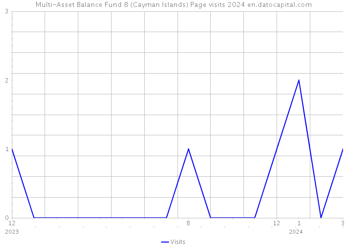 Multi-Asset Balance Fund 8 (Cayman Islands) Page visits 2024 