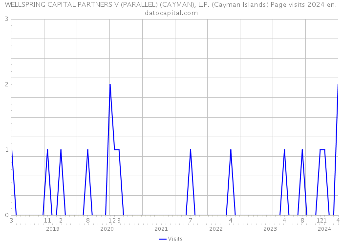 WELLSPRING CAPITAL PARTNERS V (PARALLEL) (CAYMAN), L.P. (Cayman Islands) Page visits 2024 