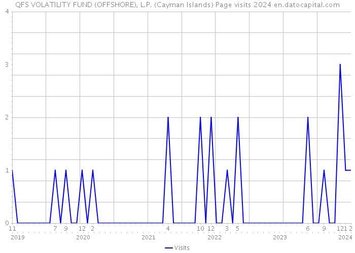 QFS VOLATILITY FUND (OFFSHORE), L.P. (Cayman Islands) Page visits 2024 